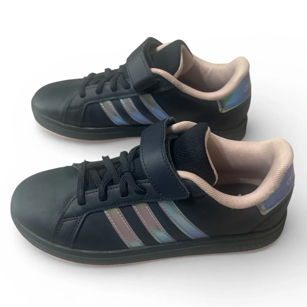 GIRLS' ADIDAS LITTLE KID GRAND COURT 2.0‎ EL C SNEAKERS Size 3